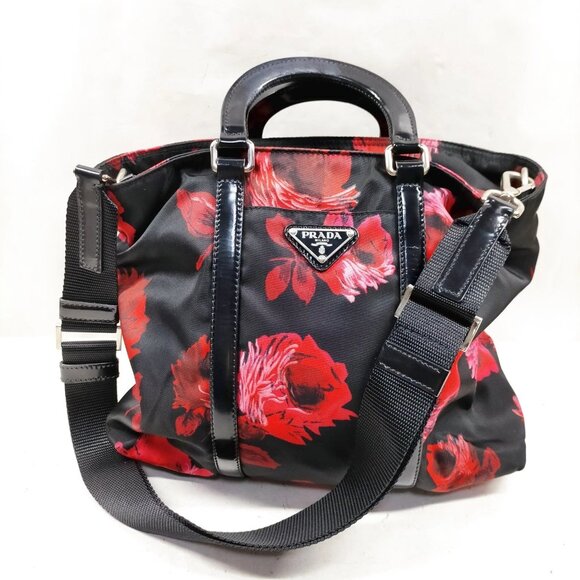 Prada Black Nylon Tote Bag mon625-101325 - Picture 1 of 16